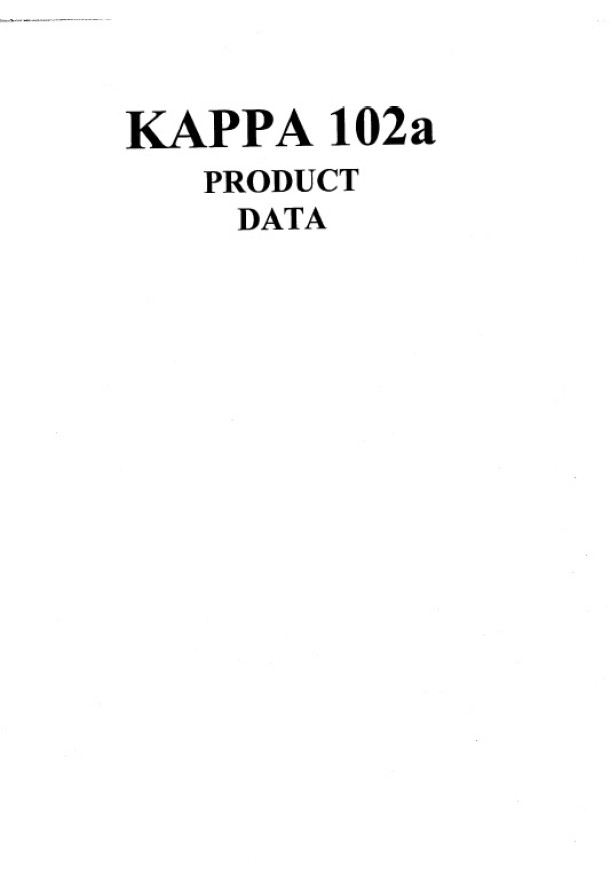 Kappa 102a